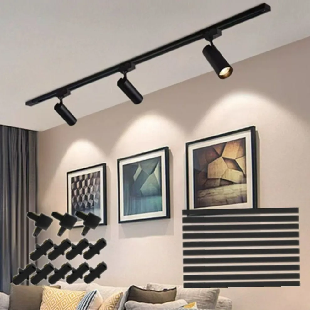 

Track Light Ceiling Rail Lighting Track Lamp Set 10W 20W 30W Spot Led For Bedroom Lighting Clothing Shop Home Led Rail light