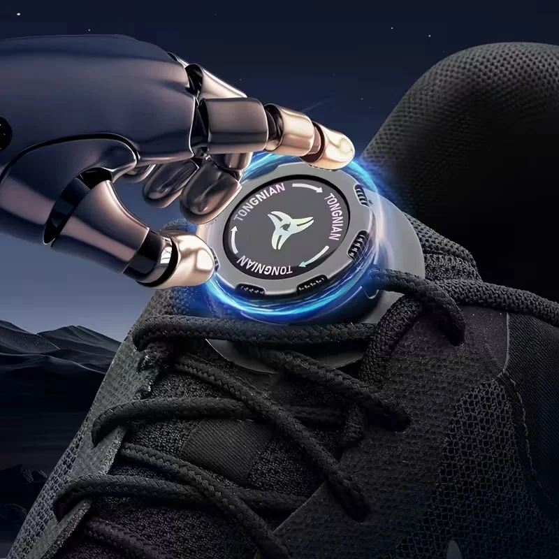 6pcs Set/1 Pair No-Tie Shoe Locks - Rotating Buckles for Sports and Outdoor Shoes - Unisex Quick-Adjust Design - Pre-Installed