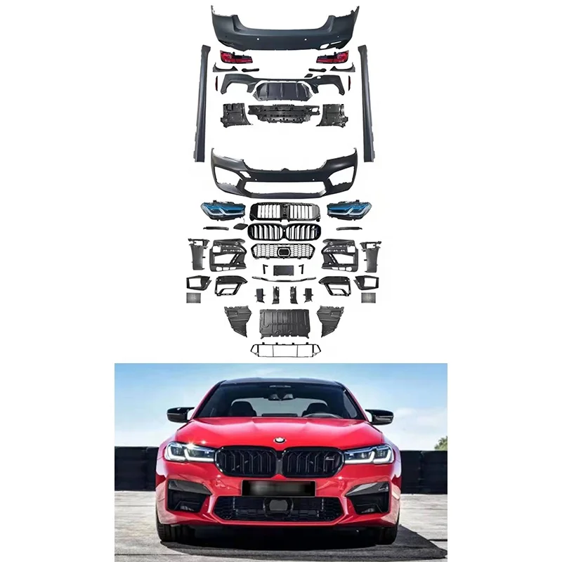 

Auto Parts PP Car Bumpers G30 2018-2020Y Upgrade TO G30 2021Y M5 Style Body Kit For BMW New 5S G30/38