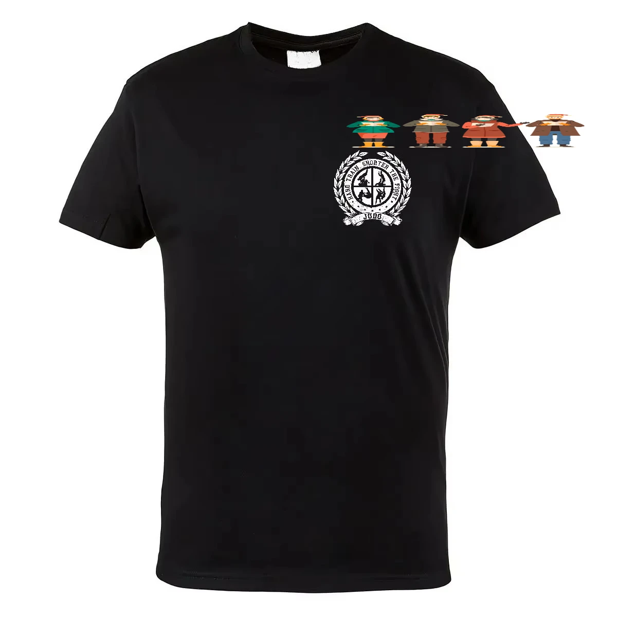Hard Train, Shorter The Fight | Judo Gym Training T-Shirt 100% Cotton O-Neck Summer Short Sleeve Casual Mens T-shirt Size S-3XL
