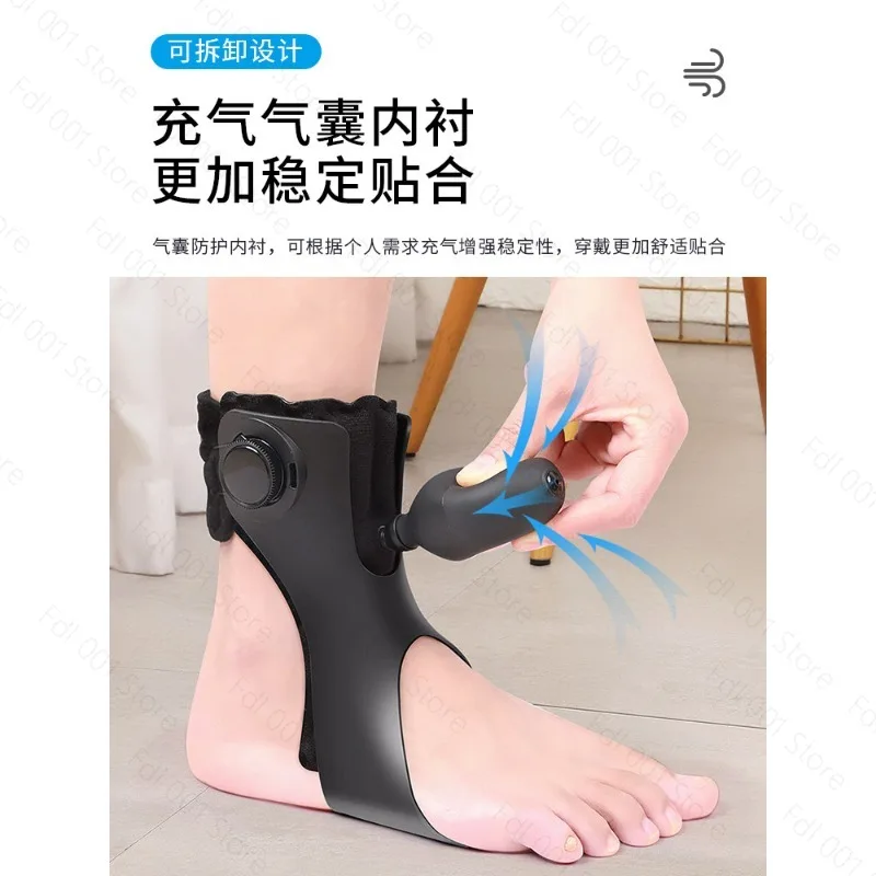 Foot Varus Correction Orthosis Brace Drop Foot Recovery Ankle Support Stabilizer