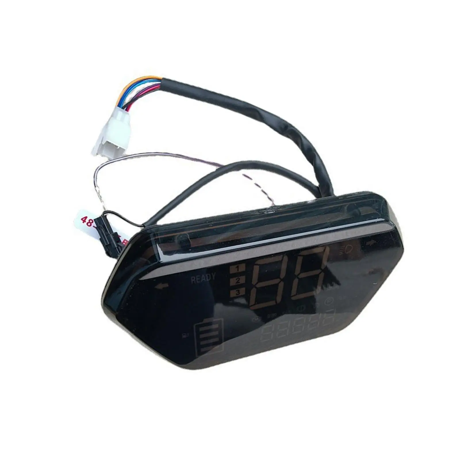 Electric Bike Speedometer Easy to Install Speed Gauge Power Level Meter Electric Bike Odometer Accessory Repair Replacement