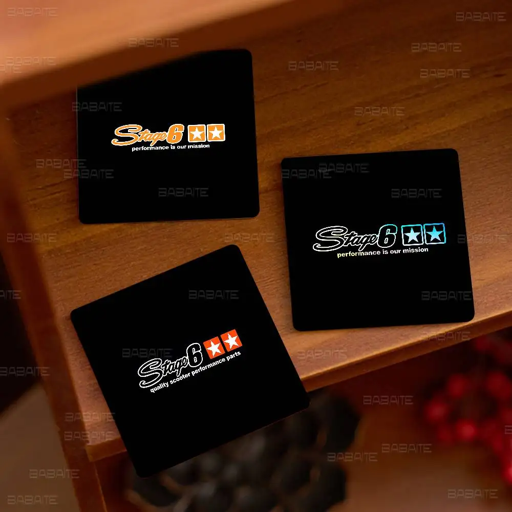 Fashion S-Stickers S-Stages 6 Personalized Picture Refrigerator Magnets Square Wedding Favors Magnetic Decoration Craft