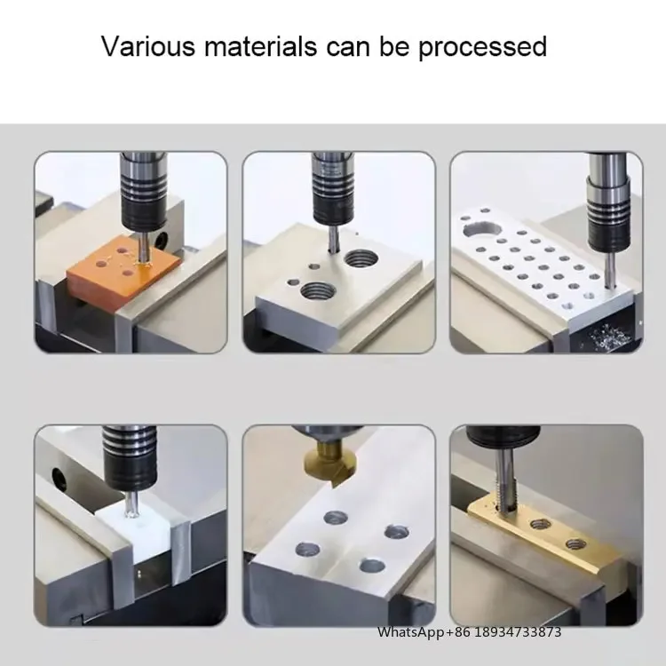 M3-M16 Hot Cnc Automatic Flexible Arm Nut Screw Servo Electric Tapping Machine for pipe metal thread drilling machine