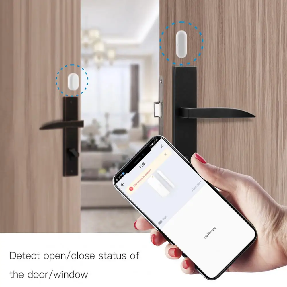 Cảm Biến Cửa 1 Bộ Hữu Ích Băng Keo 2 Mặt Không Dây Nhỏ Gọn Cửa Và Cửa Sổ Cảm Biến Điều Khiển Nhà Thông Minh