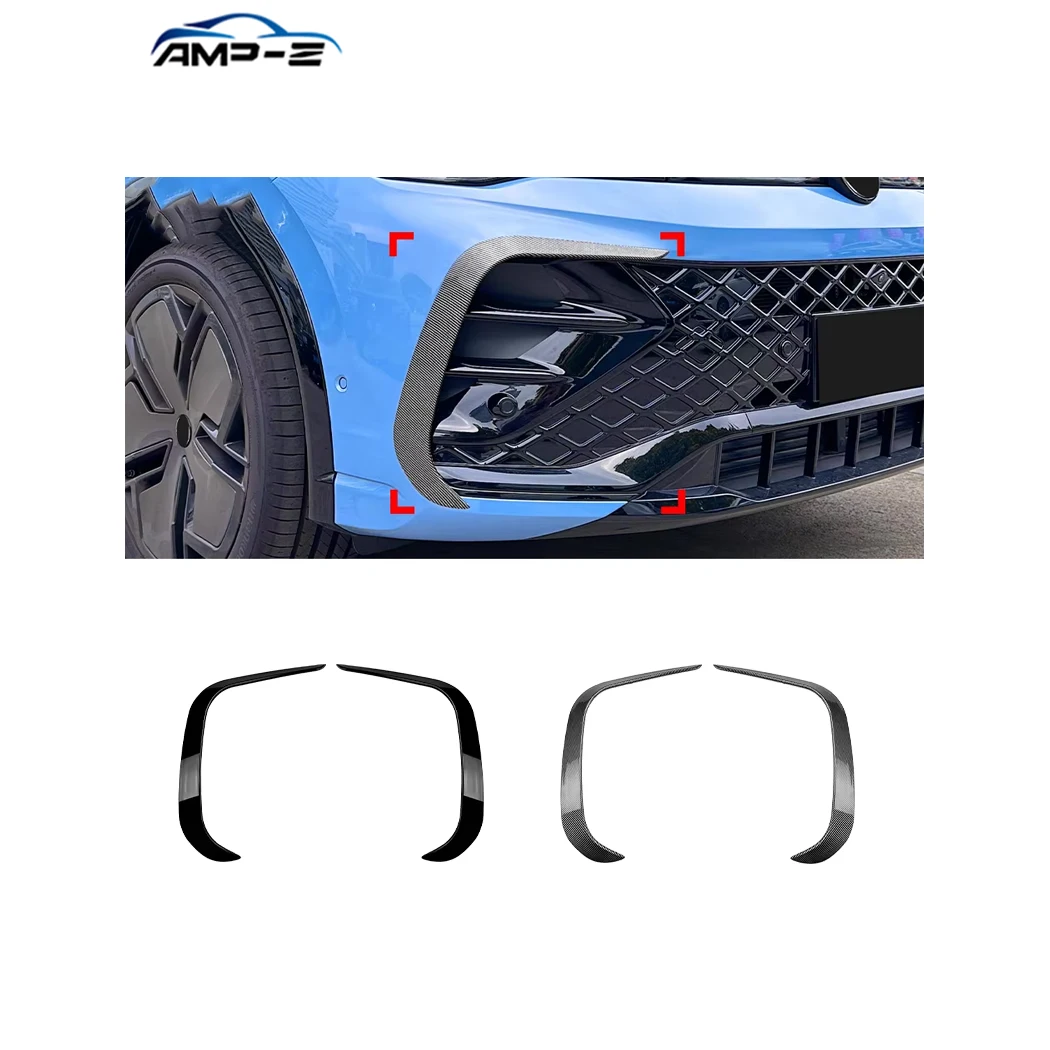 

Tiguan MK3 Gloss Black Plastic Material Front Bumper Vent Splitter for Volkswagen Tiguan MK3 R Line 2024+ Car Accessories