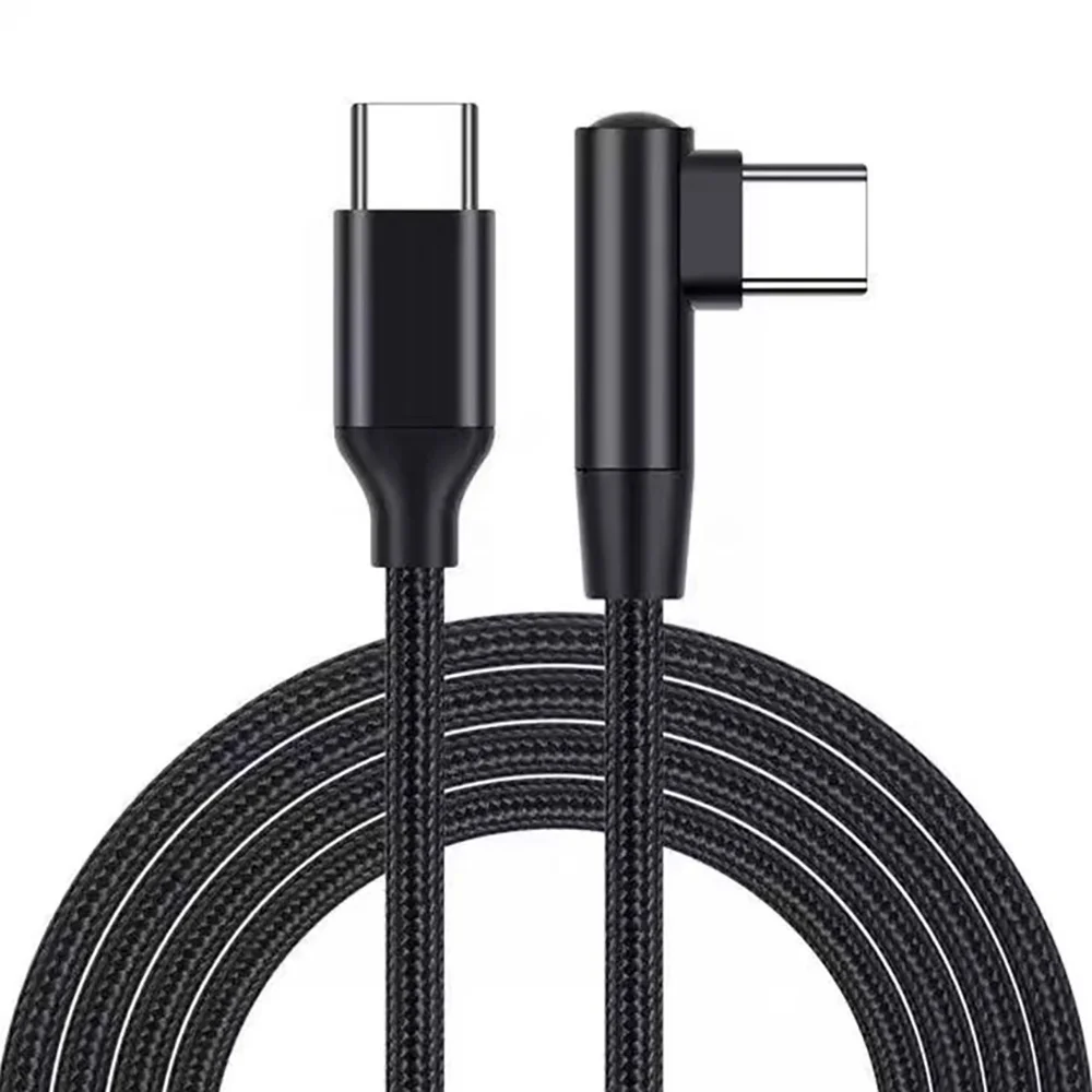 PD 60W Typ-C zu Typ-C USB-Kabel 90 Grad Winkel Schnellladekabel USB-C zu USB-C Quick Charge 0,3m/2m/1m Kabel