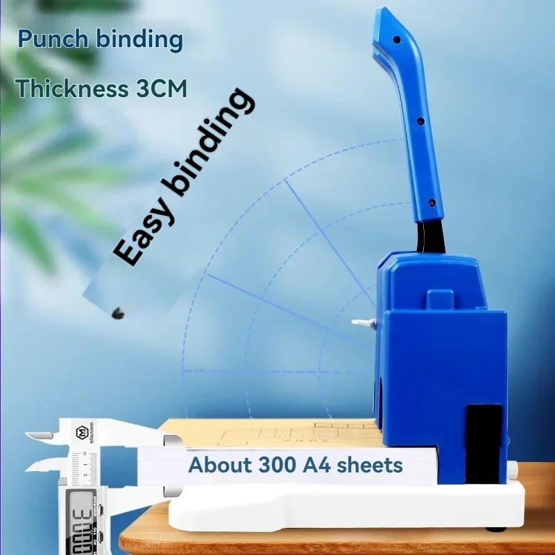 Manual thermal riveting machine, GD30 financial binding and drilling machine, automatic gluing machine