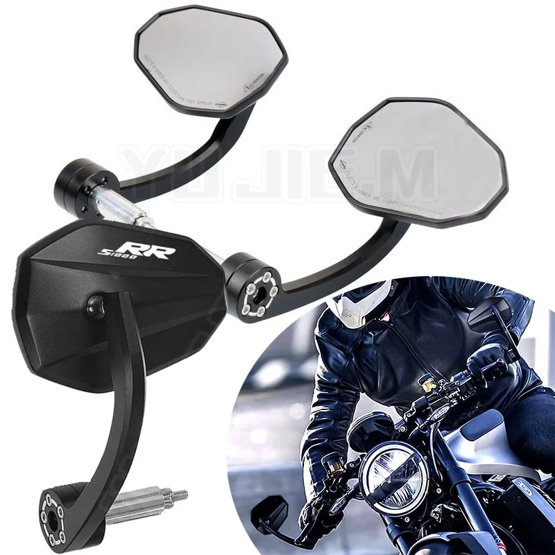 For BMW S1000R S1000RR S1000 R/RR S 1000R 1000RR Motorcycle Bar End Mirror 7/8