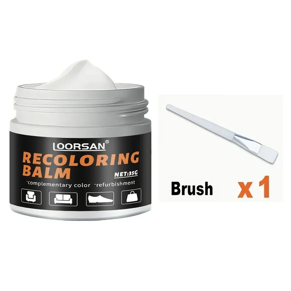 Novo restaurador de borda de sapato branco 35g-creme profissional de reparo de sapato para tênis, botas, couro, fácil aplicação de correção de cor