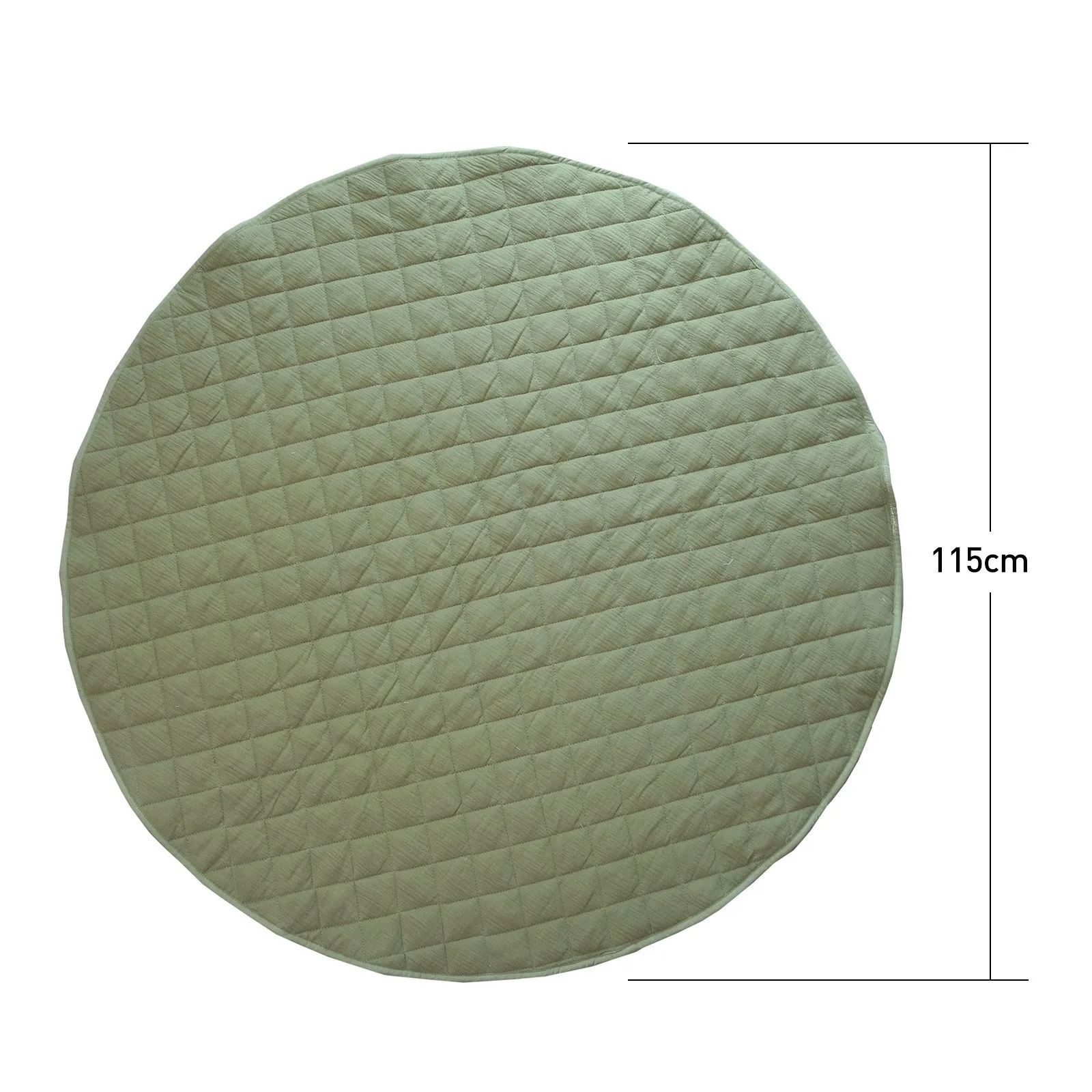 Couverture en coton à usages multiples pour enfants, couleur unie, diamant, latex, doux, rond, virus, simple, confortable