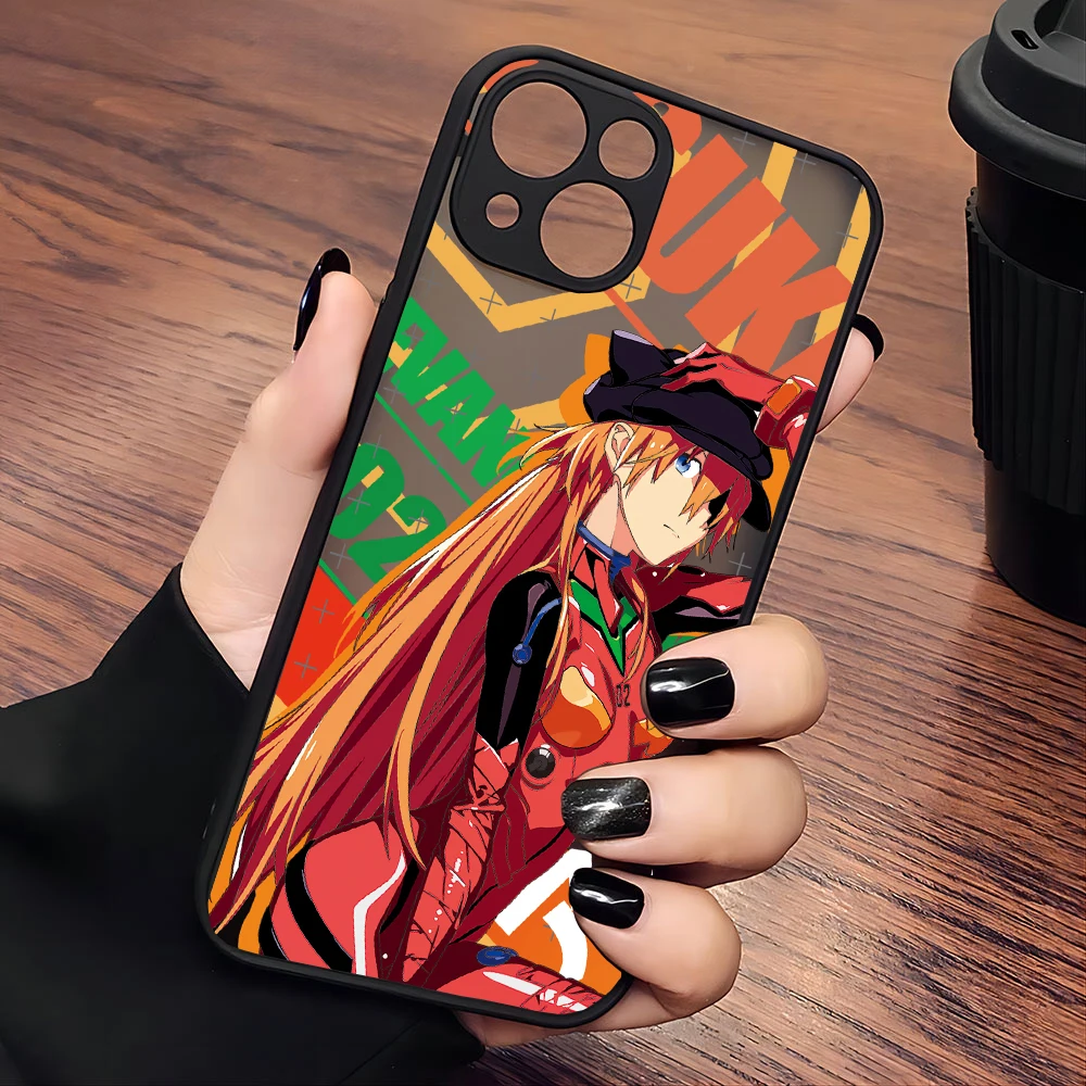 Cartoon Anime Fighter EVA-01 Cassa Del Telefono Per Samsung S24 S23 S22 S21 S20 S10 FE Nota10 Plus Ultra Lite 5G Opaco Trasparente Della Copertura