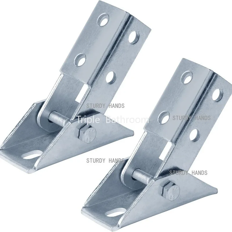 1Pc Universal base seismic bracket accessories Galvanized C-shaped steel connection base Channel steel photovoltaic bracket