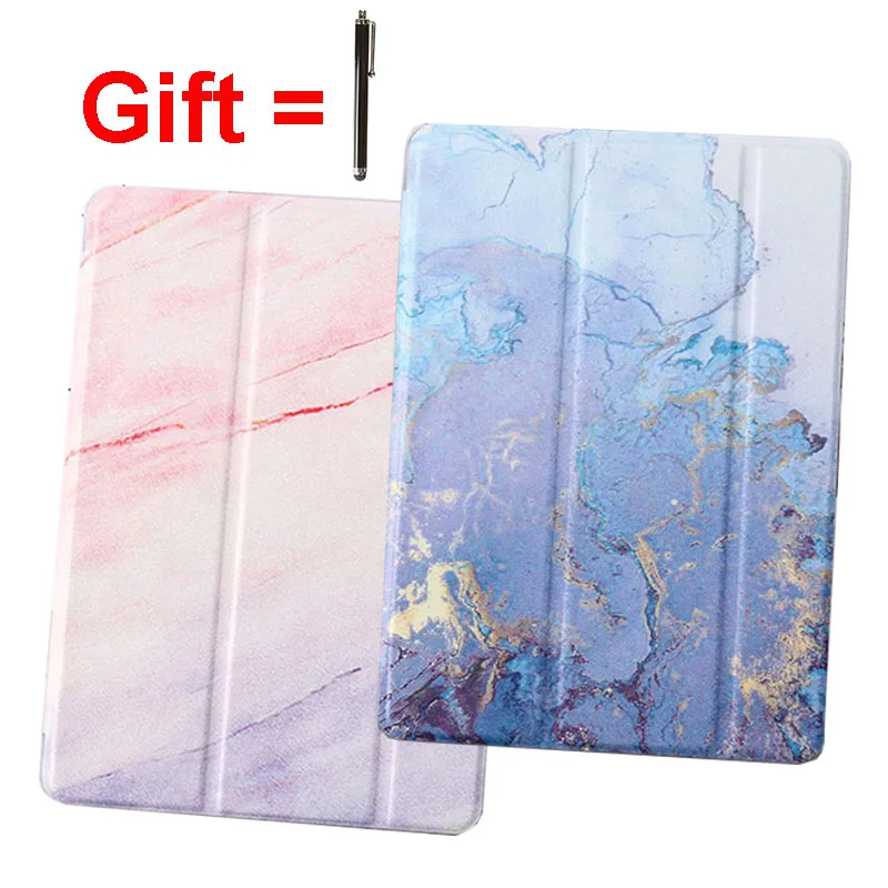 Marble Print Magnet Smart Case for iPad Air 1 2 9.7 2017 2018 Tablet Cover A1474 A1475 A1476 A1566 A1567 A1822 A1823 A1893 A1954