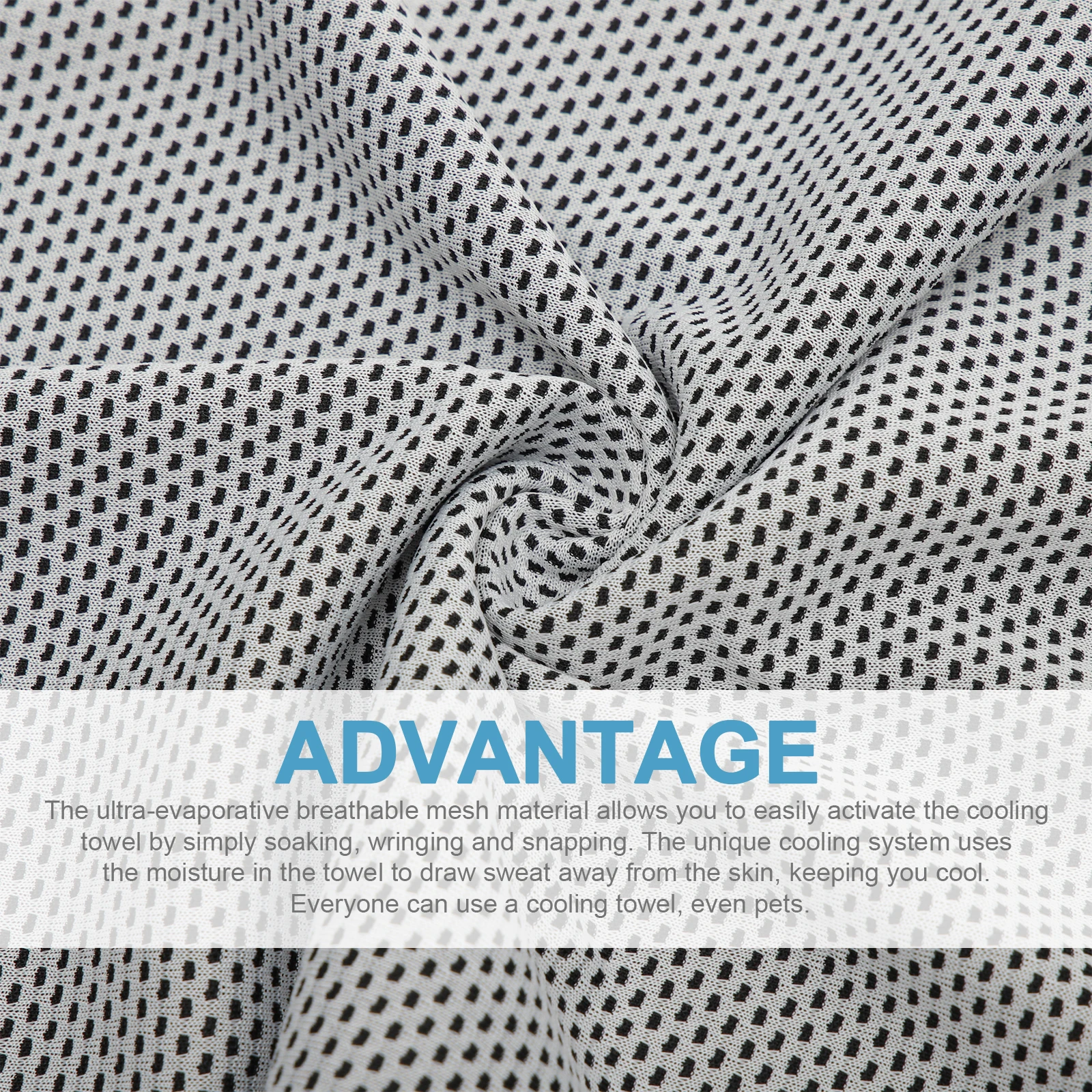 

2pcs Quick Cooling For Sports Outdoor Sweat Wipe Ice Towel Neck Wrap Travel Fast Dry Polyester Towel Summer Sweat Quick Dry