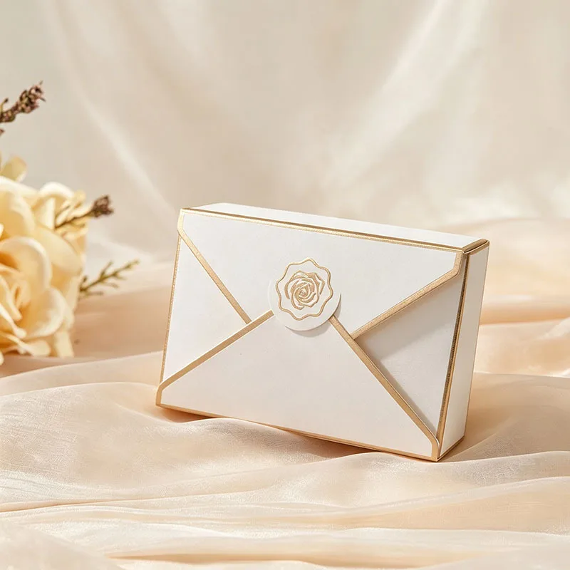50pcs/lots 7x10.5x3.2cm Mini Eco-friendly Bag Envelope Sugar Box Kraft Paper Gift Box Packaging Necklace Bracelet Spare Pocket