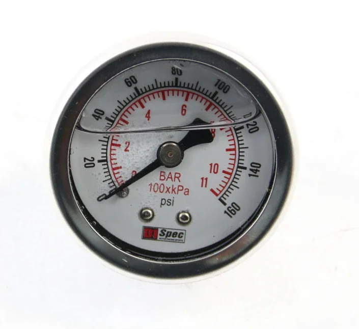 

Automobile Fuel Regulating Valve Pressure Gauge Oil Fuel Gauge Booster Pressure 100 kpa Gauge Pressure 0-160 psi