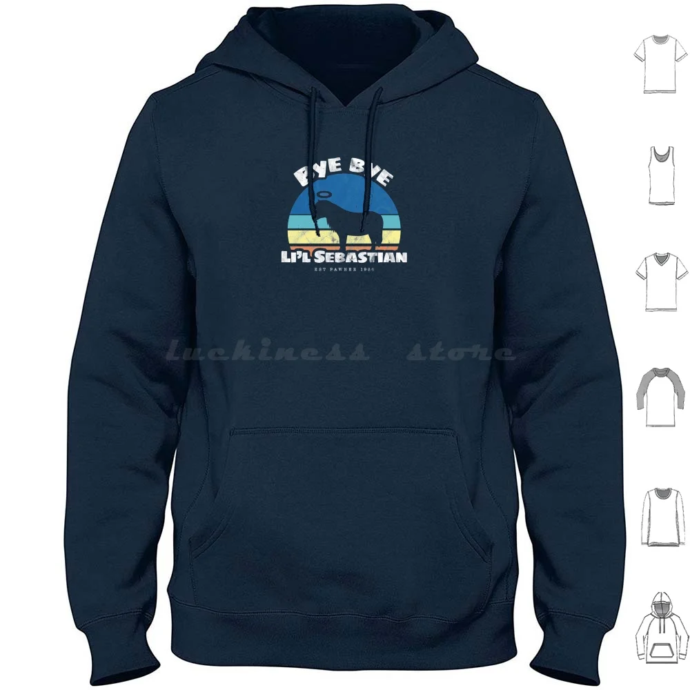 Bye Bye Li'L ? Est Pawnee 1986 ( Blue ) Hoodie cotton Long Sleeve Parks And Rec Parksandrecreation Parksandrec Ron