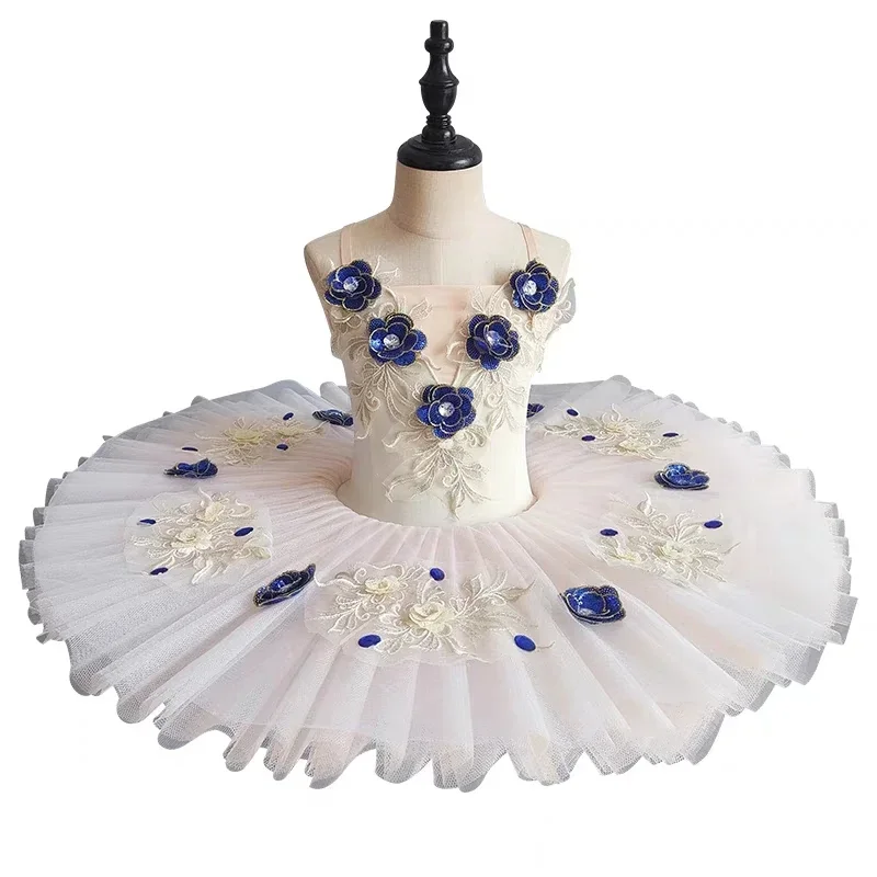 New Style Professional Ballet Tutu For Girl Pancake Tulle Platter Performance Tutus For Kids Ballet Tutu Dress For Girls