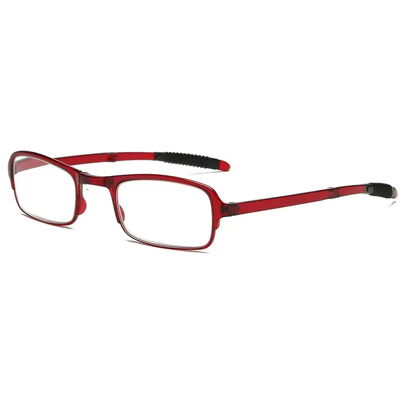 New Folding Reading Glasses with Glasses Box Ultra-light Fashion Portable Anti-blue Light Presbyopic Glasses +1.0 To +4.0