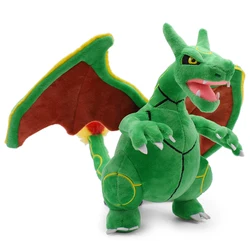 Peluche Pokémon Rayquatro Fuse Charizard, jouet en forme d'animaux doux, cadeau idéal, livraison gratuite