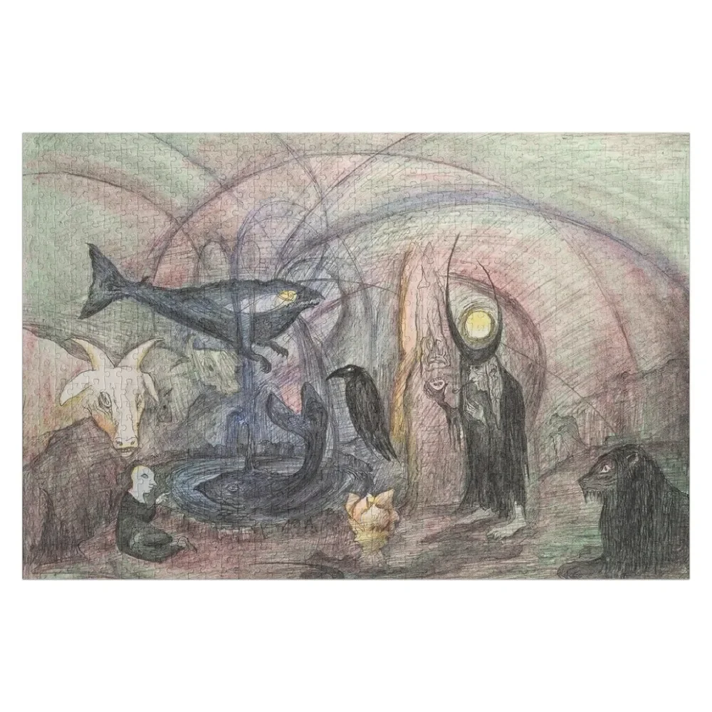 Leonora Carrington Crow Soup (1997) MutualArt Jigsaw Puzzle Custom Personalized Photo Gift Customizeds For Kids Puzzle