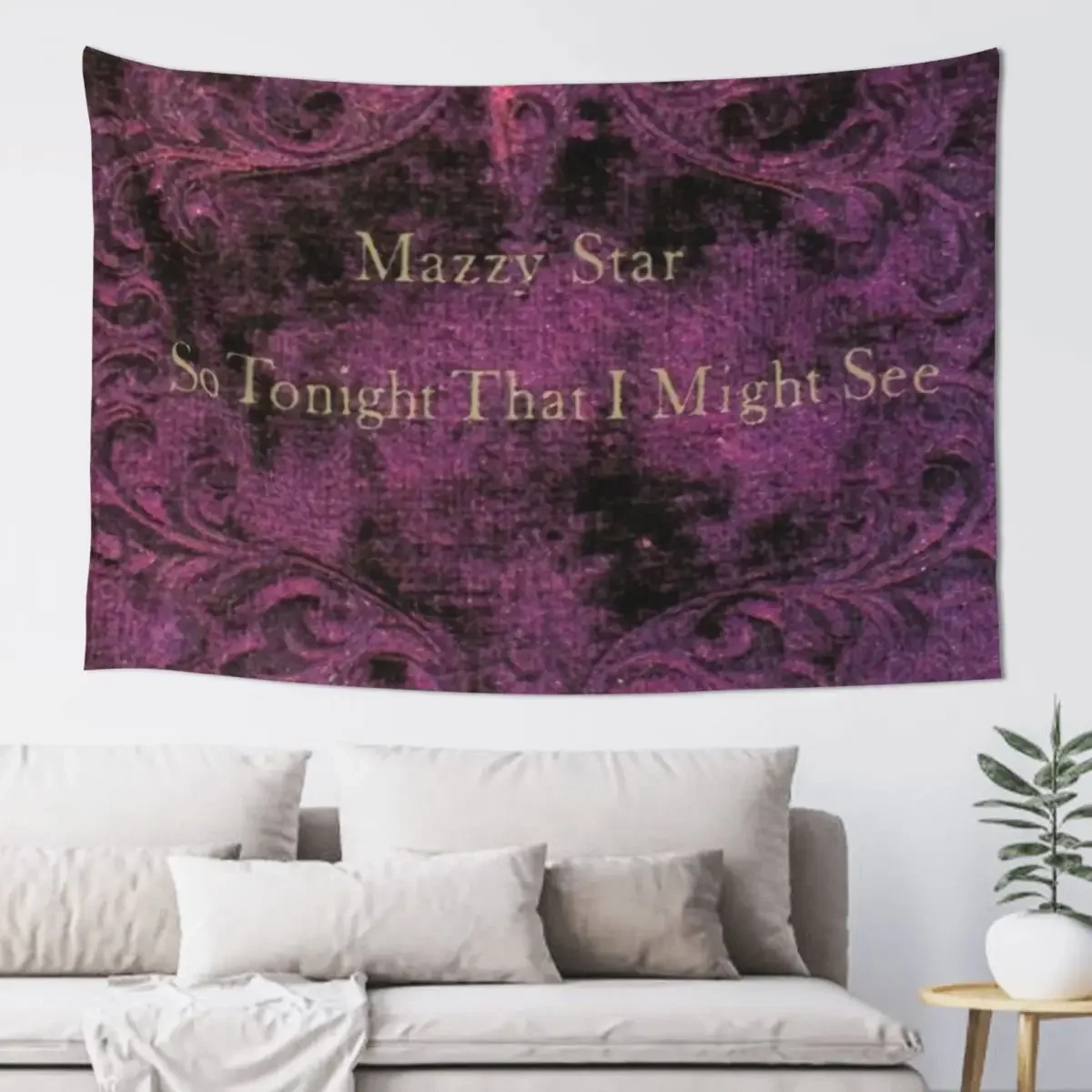 So Tonight I Might See Album Mazzy Star Cover Tapestry Wall Decor Hanging Decorative Paintings Bedroom Decor Tapestry