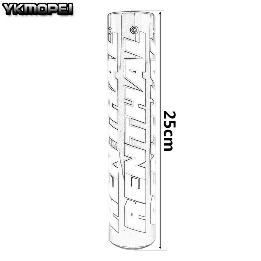 25cm Lengthened Mcleotorcycle Handlebar Pads 7/8" Handle Bar Pad For KLX CRF RMZ YZF ATV Quad Dirt Pit Bike Mx Motocross Enduro image 2