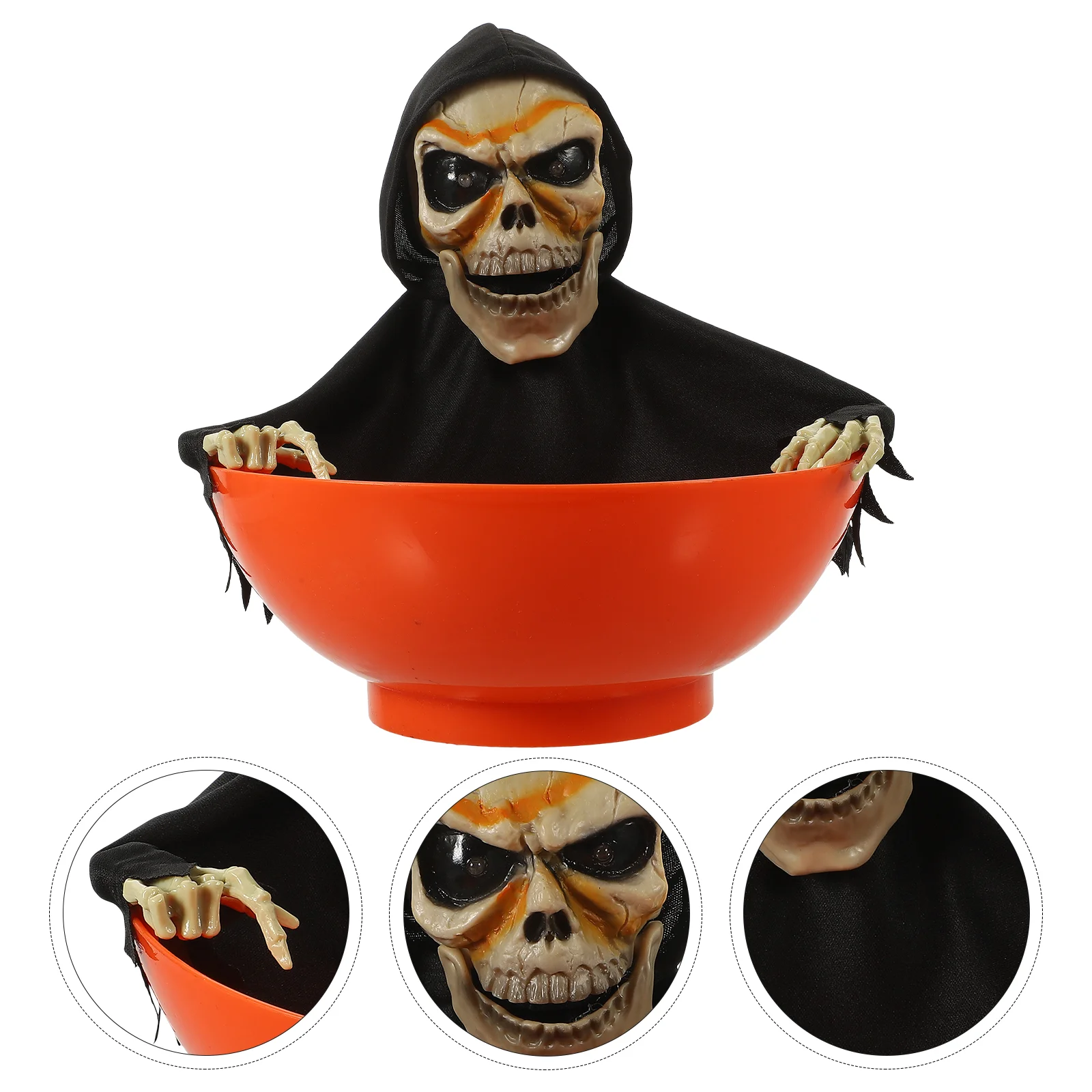 

Serving Dish Decor Candy with Motion Activated Halloween Electric Storage Light Bowl Snack