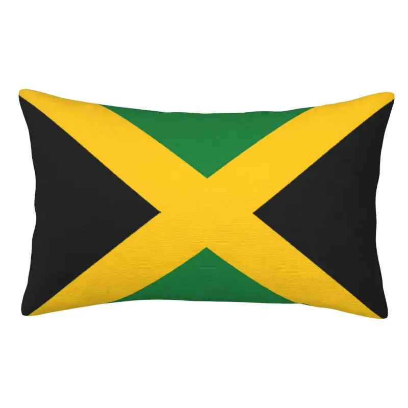 Custom Jamaican Flag Pillow Case 75cm x 50cm Patriotism Cushions Cover Rectangle Pillowcase