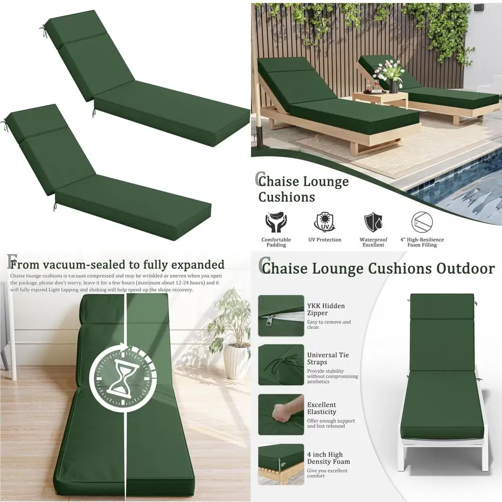 2 Pcs Chaise Lounge…