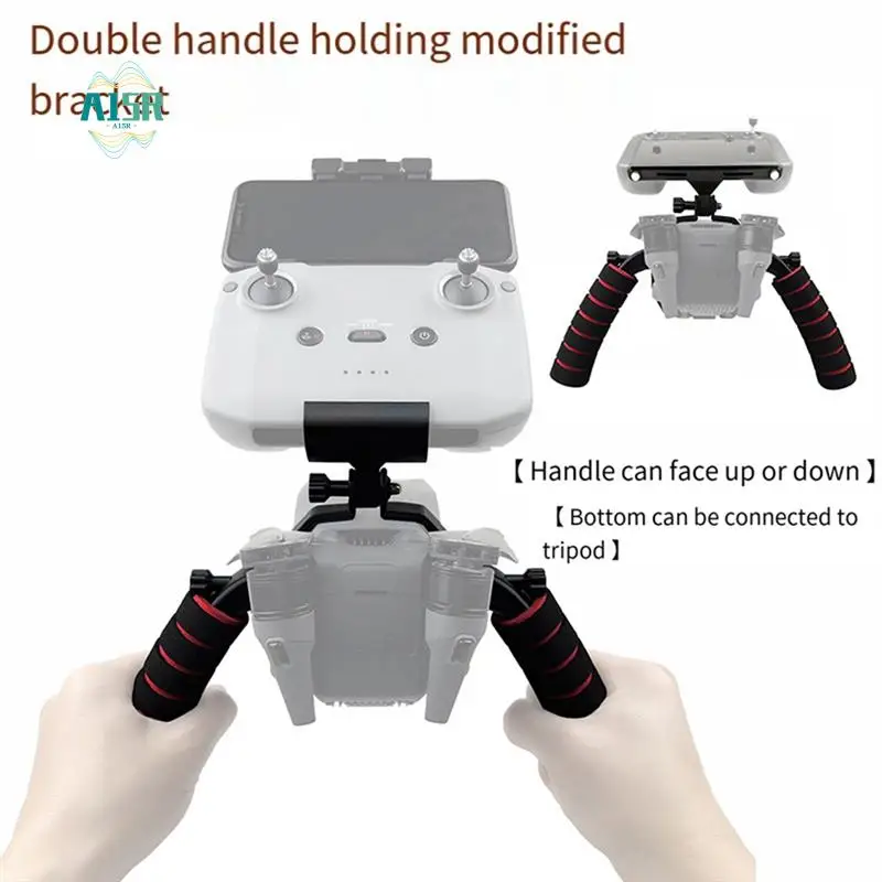 

A15R -For MAVIC 3 Cine Drone Dual Handle Handheld Gimbal Stabilizer Shooting Stand Tripod Modified Bracket Accessories