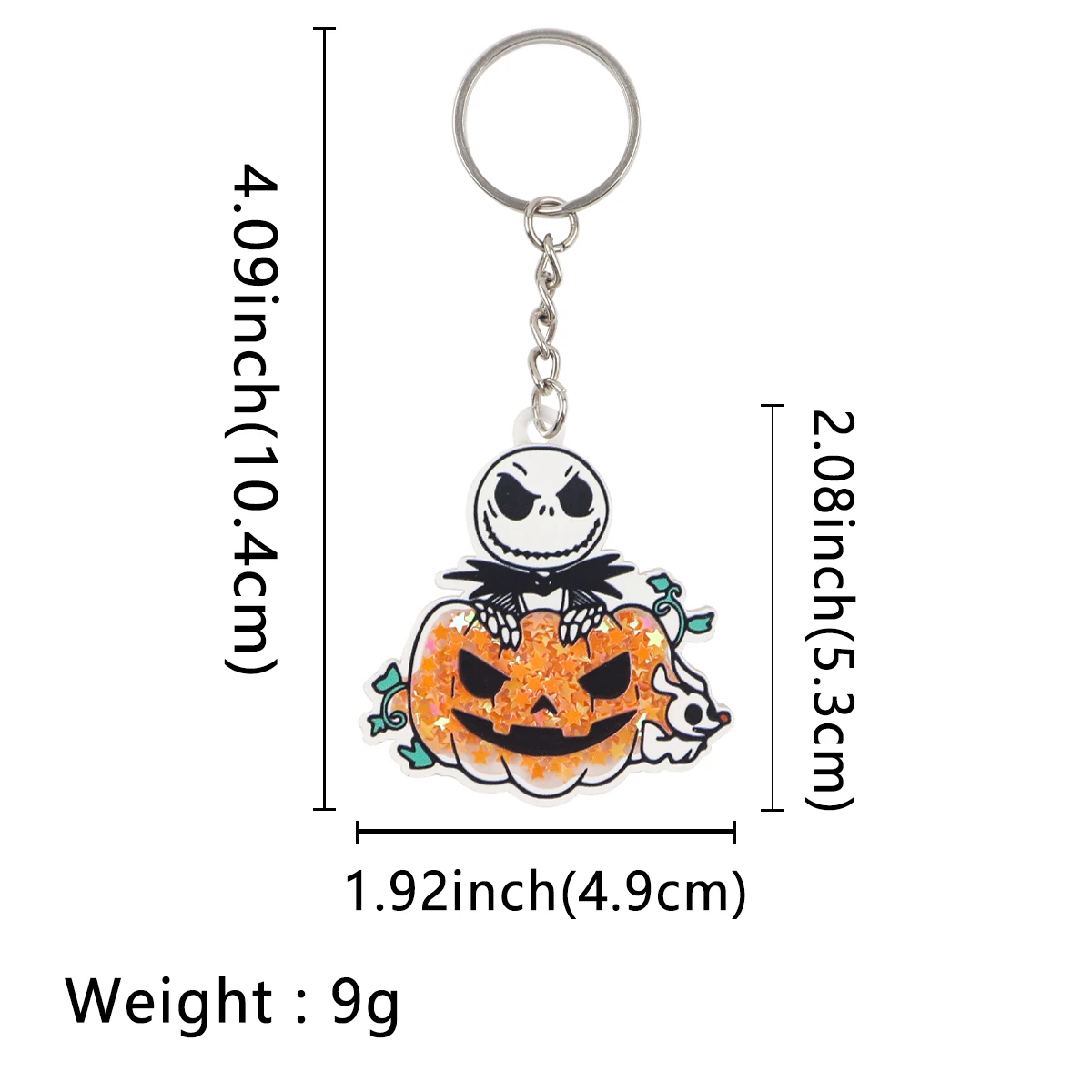 Horror Cartoon Movie Metal Keyrings Bear acrylic Keychain Men Women Cosplay Pendant Jewelry Chaveiro Holloween Decoration Gifts