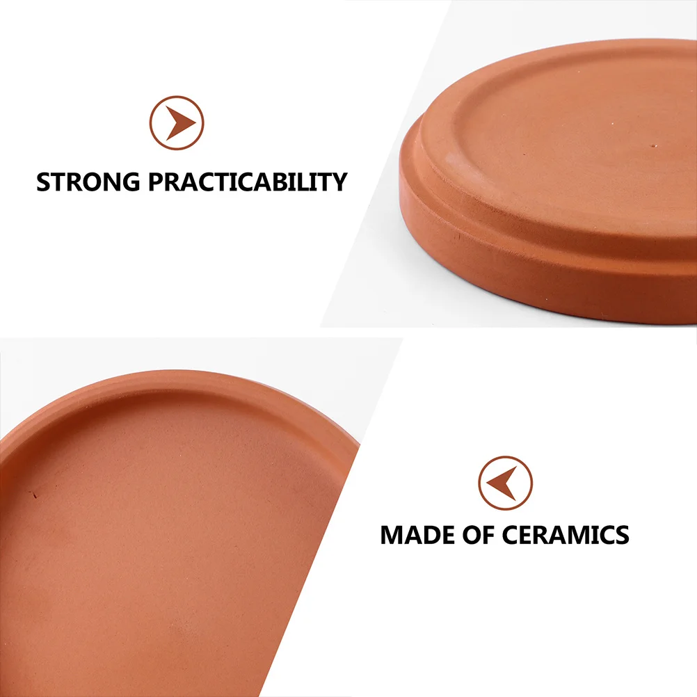 

5Pcs Plant Tray Pot Saucer for Flowerpots Indoor Outdoor Gardening Water Resistant Non-Slip Surface Keeps Floor Clean