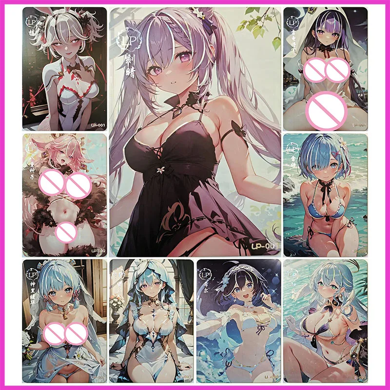 

Аниме «История богини» Редкая коллекционная карта A5 LP Yae Miko Keqing Raiden Shogun Rem Камисато Аяка Игрушки для мальчиков Подарок на день рождения