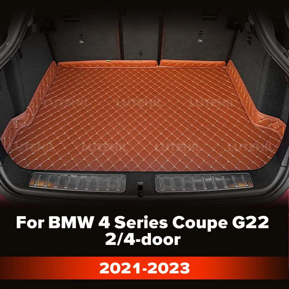 

Для BMW 4 серии Coupe G22 2/4-дверный 2021-2023 автомобильный коврик в багажник, защитный коврик, грузовой вкладыш, авто аксессуары для интерьера