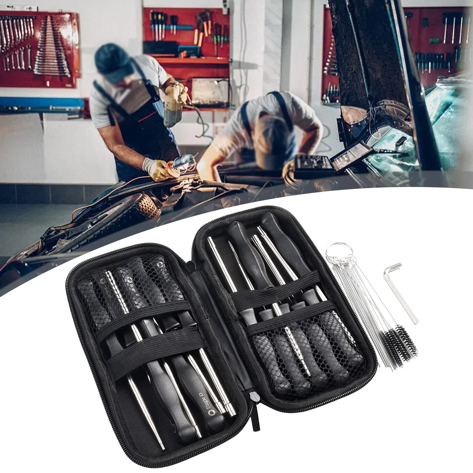 14Pcs Carburetor Ad… - image