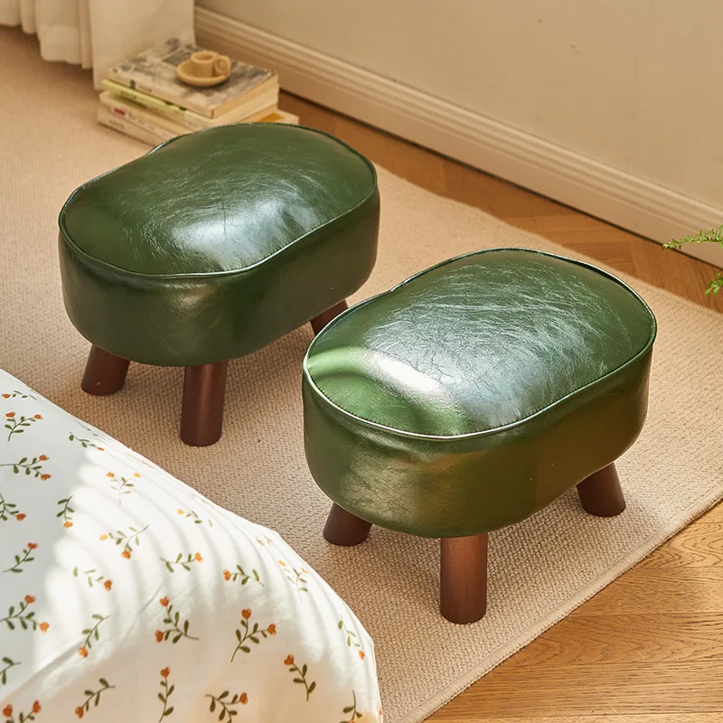 

Stool household living room foot stool low stool sofa hair stool entry shoe stool door small stool soft bag small bench shoe