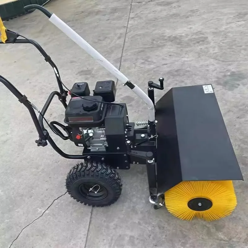 Electric Four-Wheel Drive Engine-Powered Snow Removal Vehicle with Multi-Functional Snow Sweeper for Snowy Areas