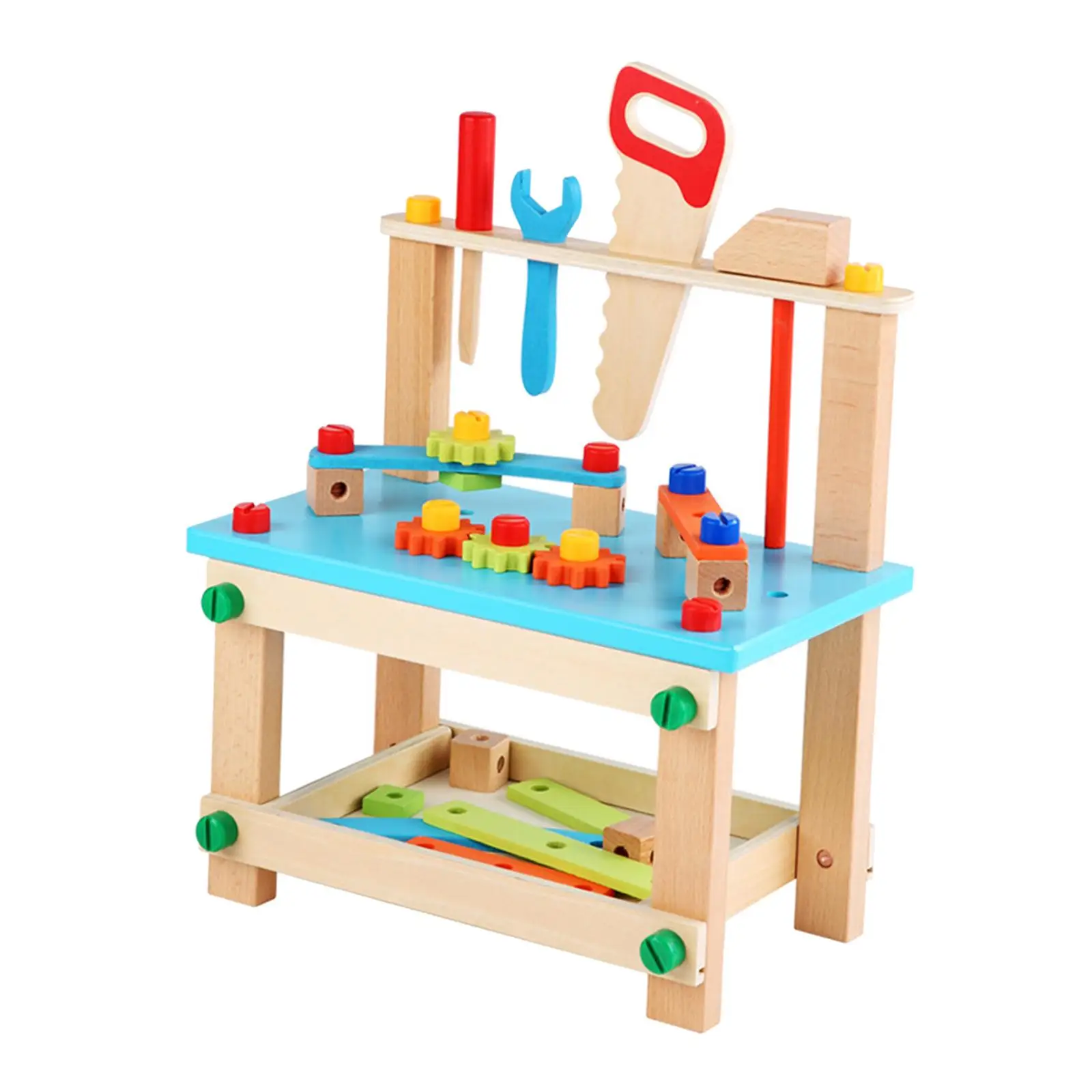 

Wooden Play Tool Set , Construction Tool Playset for Boys Girls