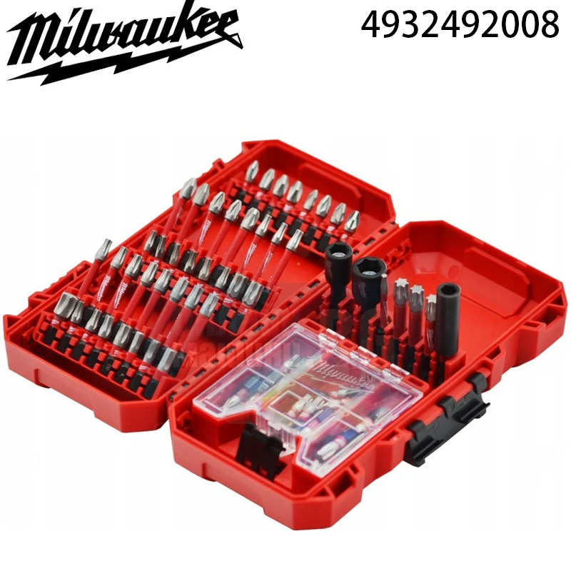 Milwaukee Shockwave 4932492008 Impact Duty Bit Set 75-Piece TX PZ PH HEX TXBO Accessories For Wrenches Screwdrivers