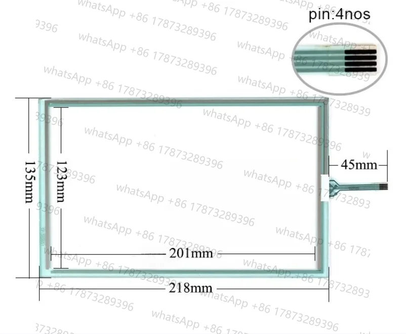 TP-3898S1 TP-3898S2 Pannello touch screen in vetro digitalizzatore per TP-3898S1 TP-3898S2 Touchscreen