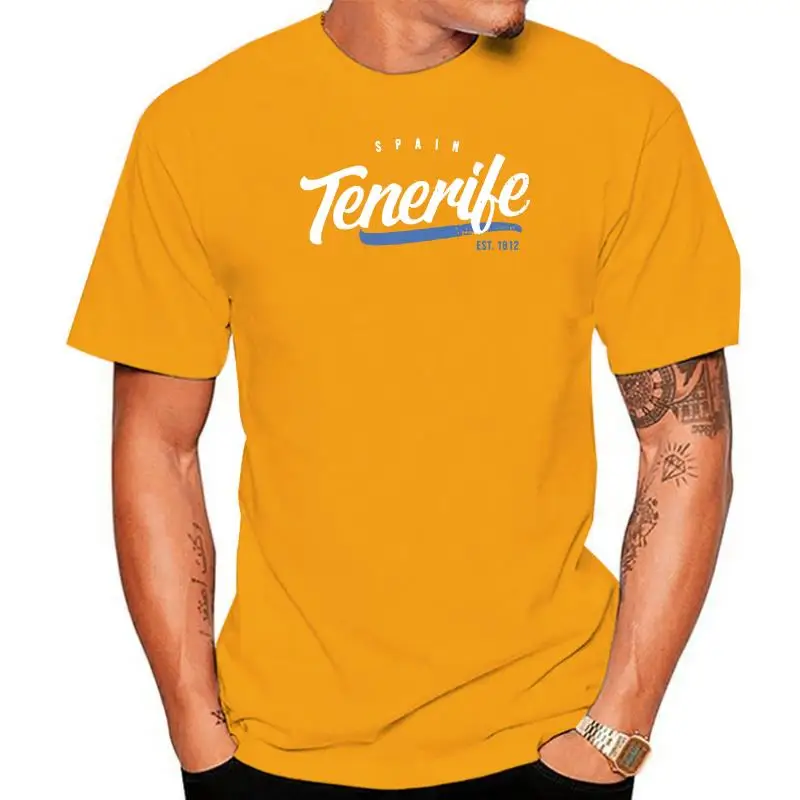 Men tshirt Tenerife Spain Retro Vintage   Spain   T Shirt women T-Shirt tees top