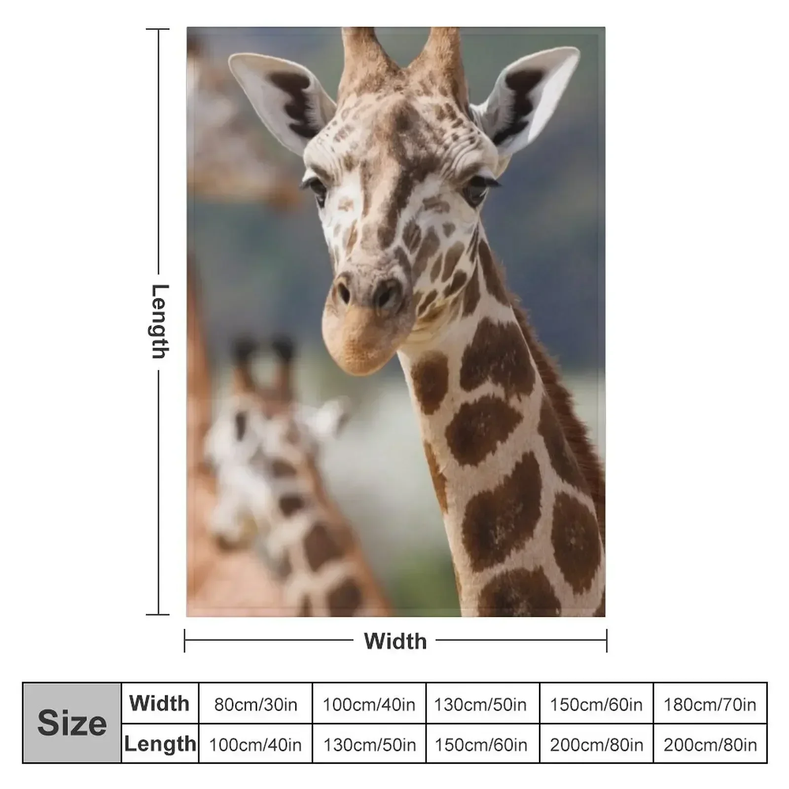 Giraffe Throw Blanket Custom Softest Flannels Luxury St Flannel Fabric Decorative Sofa Blankets