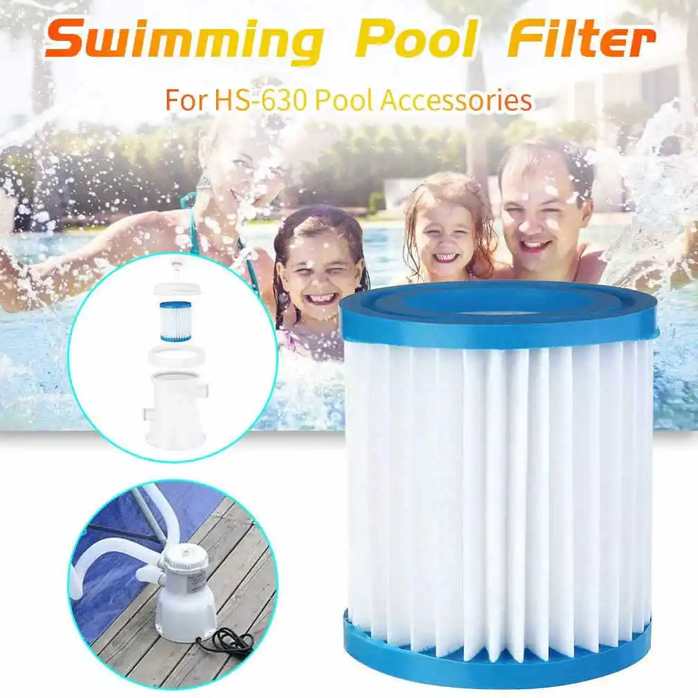 

Pool Cleaner Filter Element Pool Filter Pump Element Cleanable and Replaceable Filter Element