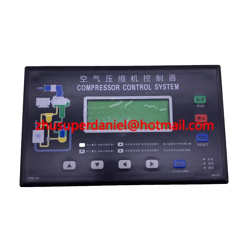 

genuine MAM-KYK2-200 PLC microcontroller panel for XinRan screw air compressor 30KW