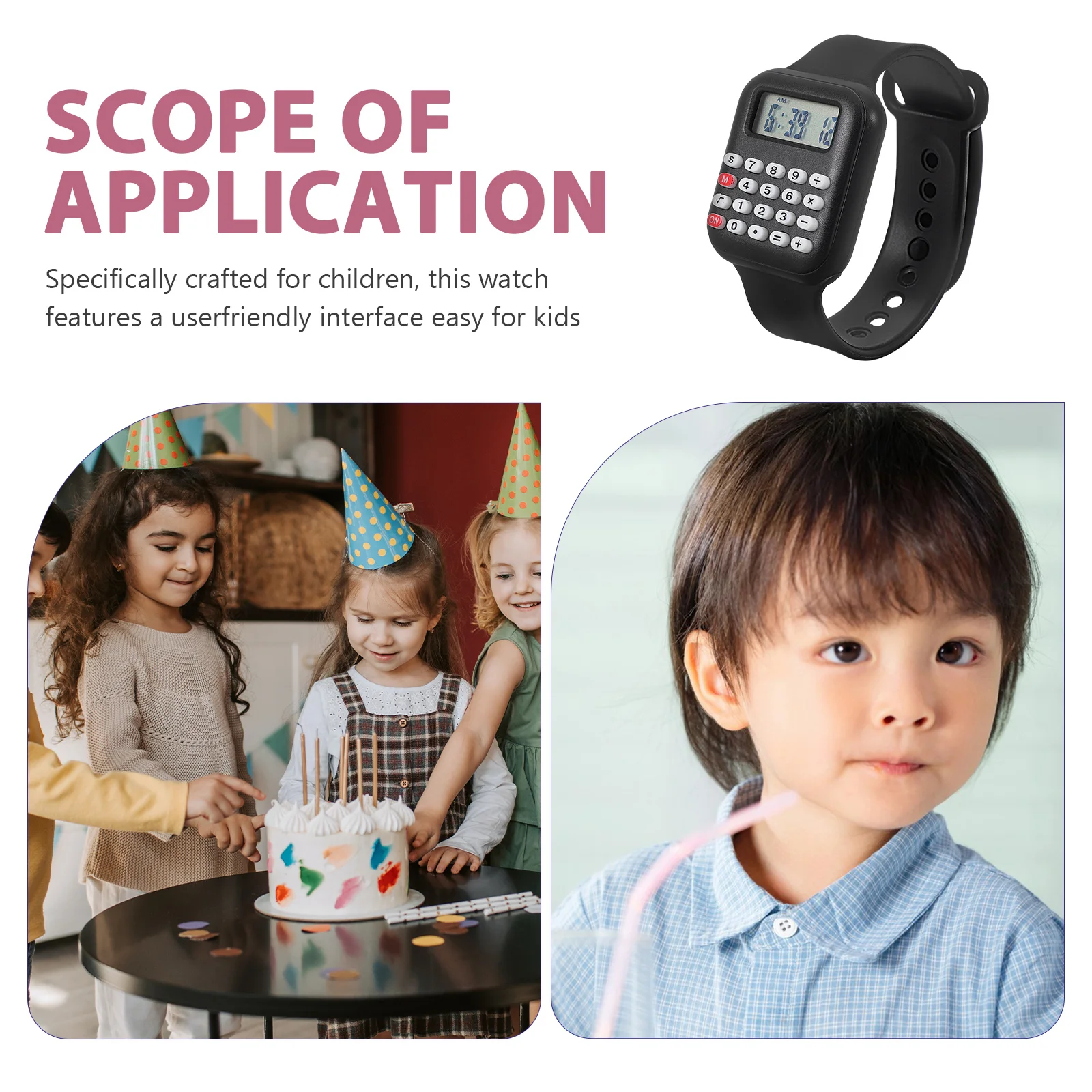 2 stks Rekenmachine Horloges Voor Kinderen Kinderen Elektronische Leren Horloge Multifunctionele Wiskunde Uurwerk Kindvriendelijk Draagbaar