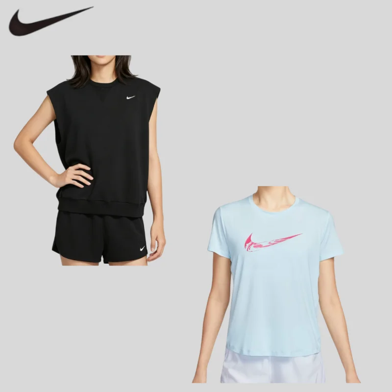 

Nike 2Pcs Stretch Fabric Tee Tank Mens Leisure Workout Daily Sports Outfit SetHJ4202-010+FV6374-474