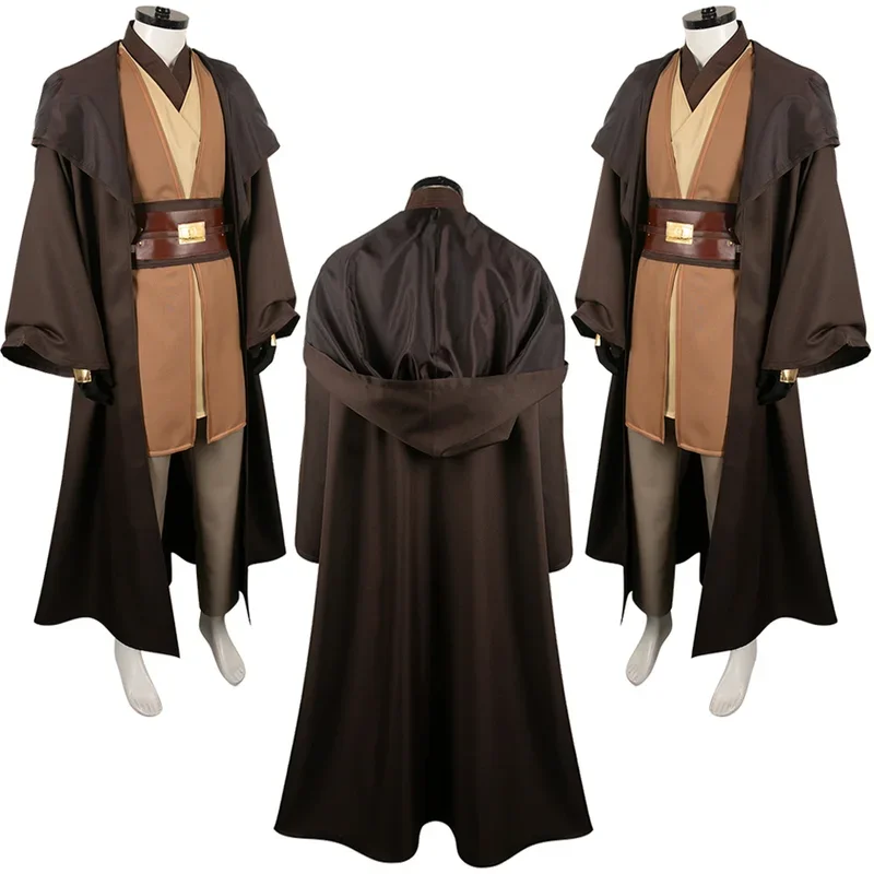 Torbin 코스프레 코스튬 영화 우주 전투 변장 의상, 남성 역할극 망토 장갑 벨트 풀 의류, 남성 할로윈 파티 세트