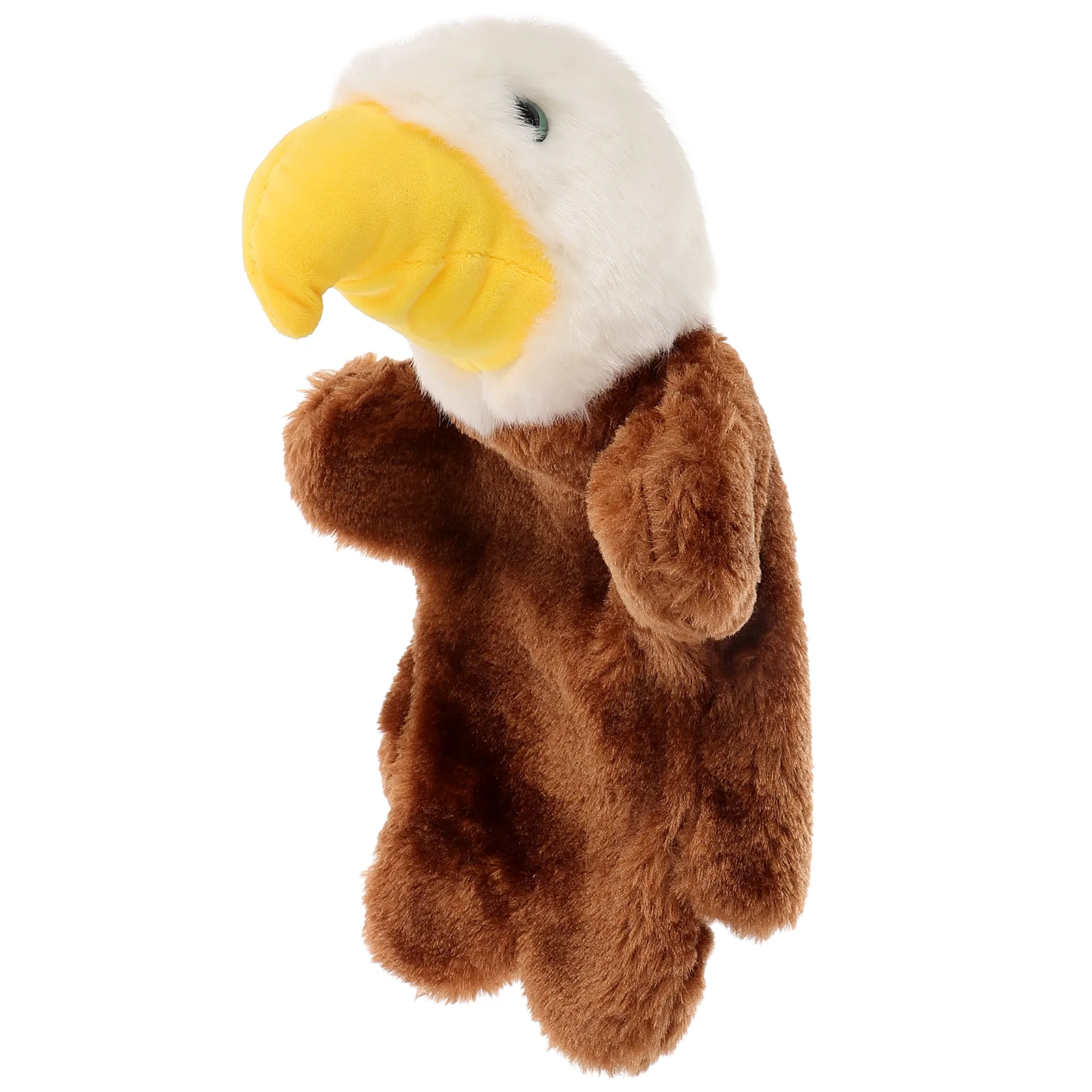 1PC Simulation Eagle Story Telling Prop Interesting Plush Toy Creative Hand Puppet Role Play